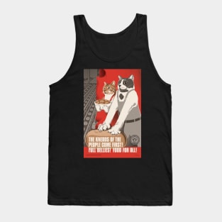 Soviet Cat Poster - The Kneads of the People Come First - International Union of Biscuit Makers Tank Top